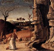 Giovanni Bellini Pesaro Altarpiece oil on canvas